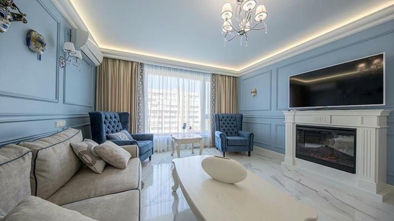 Роскошная 3К Квартира 120М2 На Набережной В Жк Obolon Residentsic キエフ エクステリア 写真